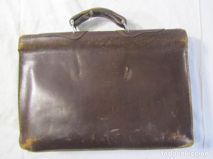 Vintage: Antigua cartera de cuero - Foto 6