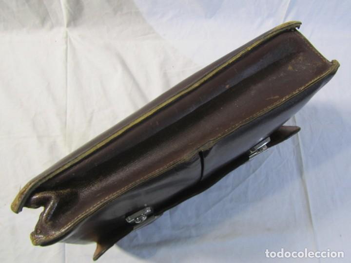 Vintage: Antigua cartera de cuero - Foto 10