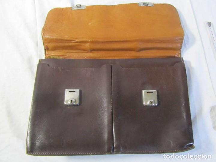 Vintage: Antigua cartera de cuero - Foto 11