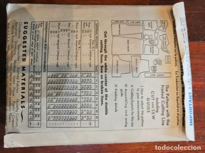 Vintage: Patr&oacute;n McCall de 1936 usado una vez - Foto 3
