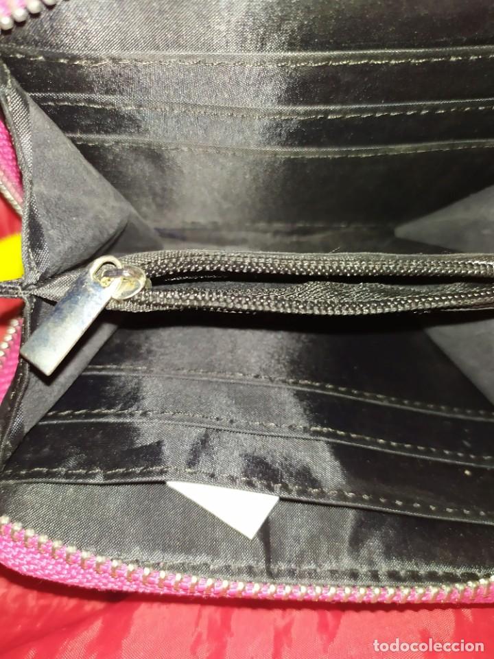Vintage: MONEDERO FUCSIA VARIOS COMPARTIMENTOS - Foto 3