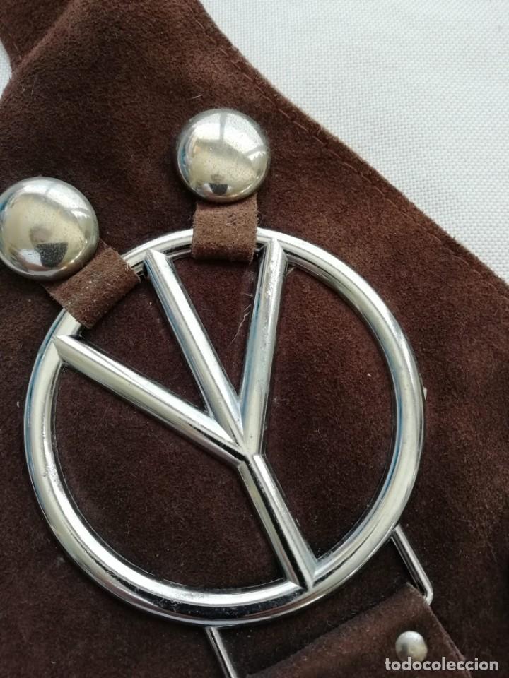 Vintage: cinturon marron hippie - Foto 3