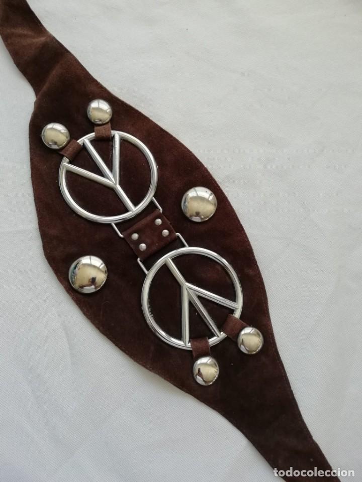 Vintage: cinturon marron hippie - Foto 6