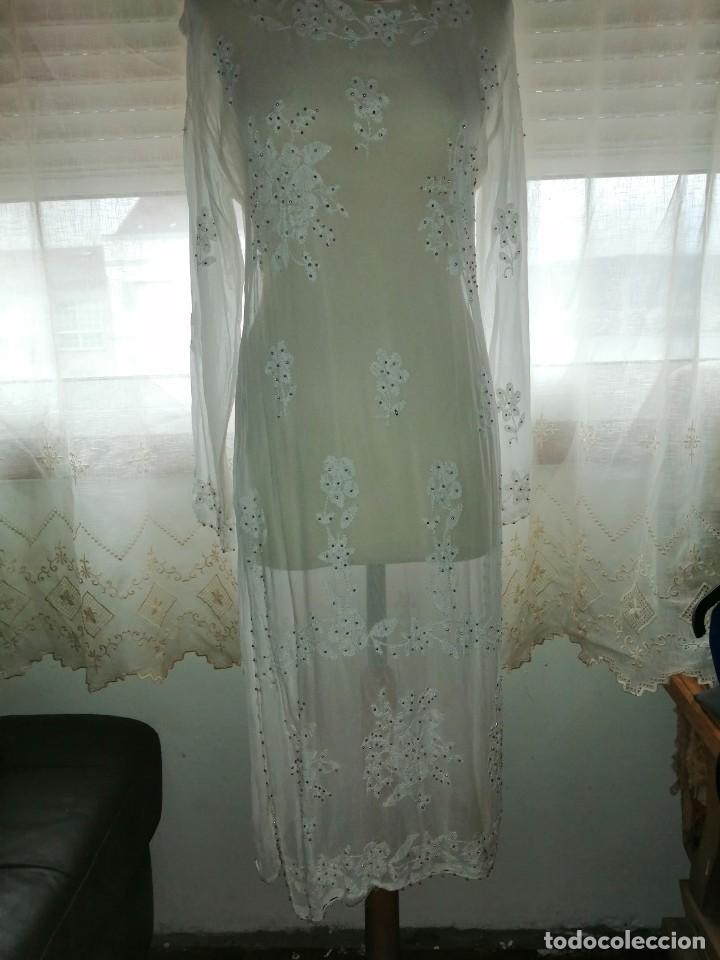Vintage: Vestido de gasa y pedrer&iacute;a - Foto 2
