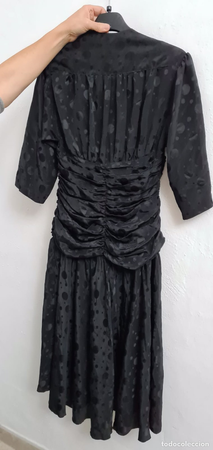 Vintage: Vestido negro mantilla - Foto 2