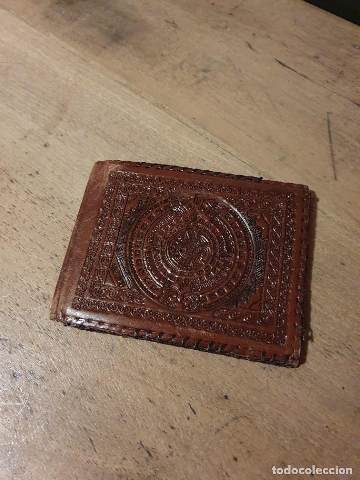 Vintage: Cartera de cuero 1920 - Foto 1