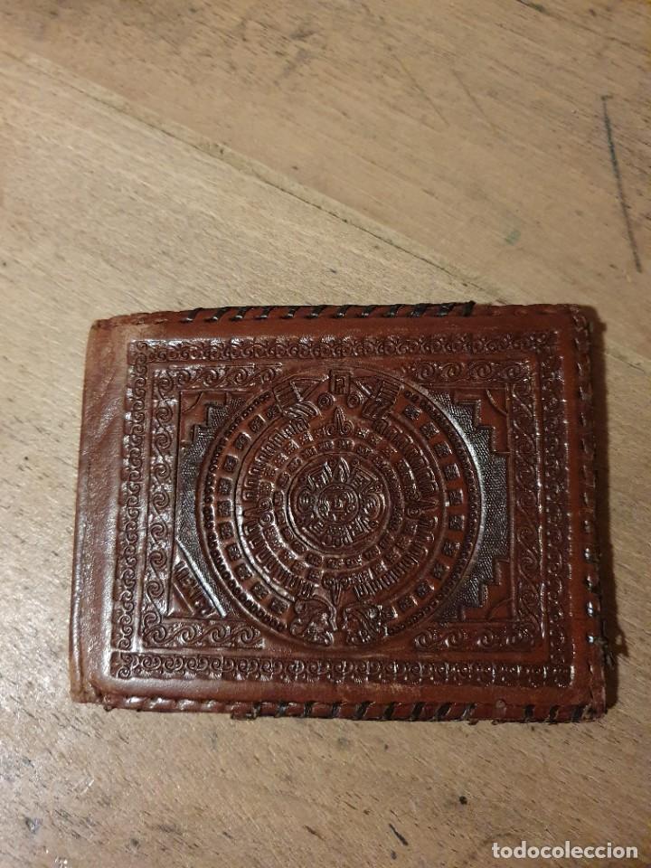 Vintage: Cartera de cuero 1920 - Foto 2