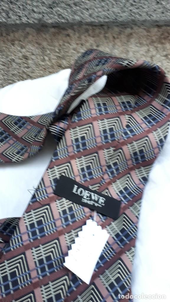 Vintage: CORBATA DE SEDA DE LOEWE ANCHA - Foto 2