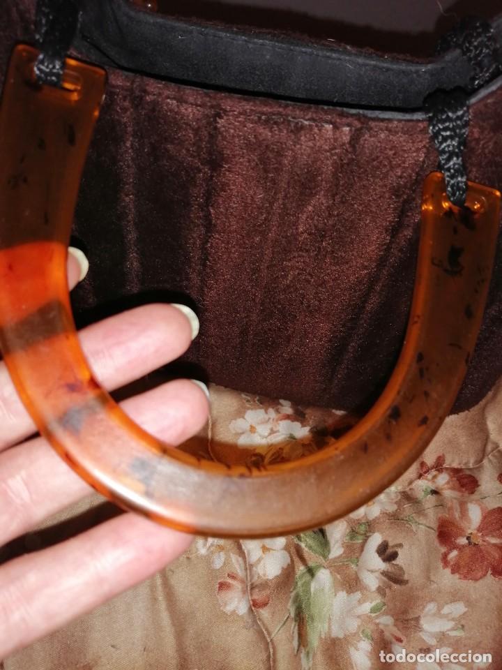 Vintage: Antiguo bolso de tejido - Foto 2