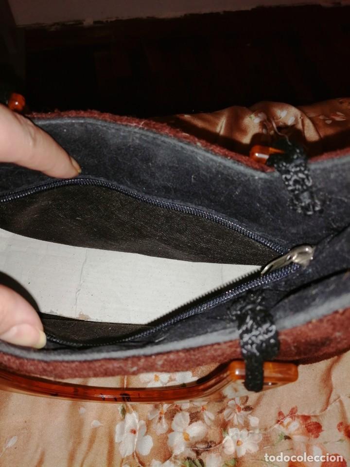 Vintage: Antiguo bolso de tejido - Foto 3
