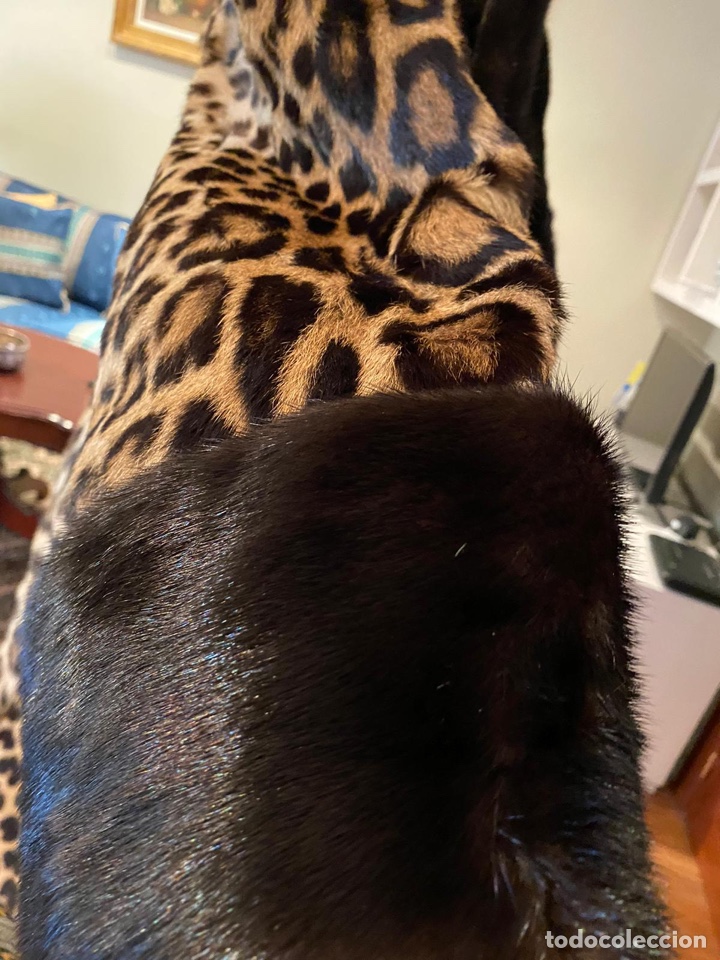 Vintage: Abrigo lomos de leopardo aut&eacute;ntico (CITES) - Foto 7