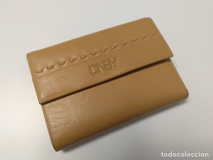Vintage: CARTERA BILLETERA PIEL BEIGE DNBY - Foto 1