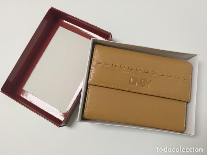 Vintage: CARTERA BILLETERA PIEL BEIGE DNBY - Foto 2