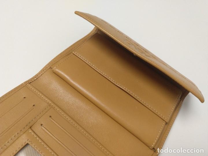 Vintage: CARTERA BILLETERA PIEL BEIGE DNBY - Foto 4