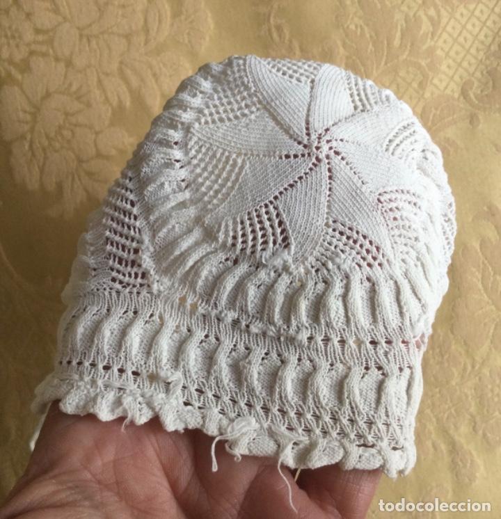 Vintage: ANTIGUO GORRO DE BEB&Eacute;, CAPOTA - Foto 1