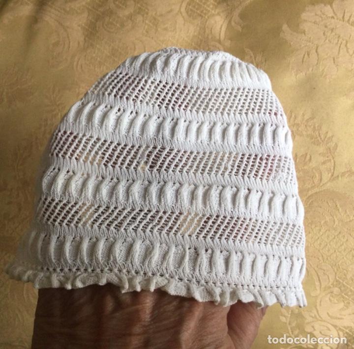 Vintage: ANTIGUO GORRO DE BEB&Eacute;, CAPOTA - Foto 2