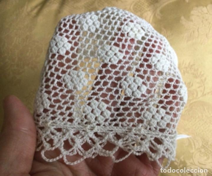 Vintage: ANTIGUO GORRO DE BEB&Eacute;, CAPOTA - Foto 1