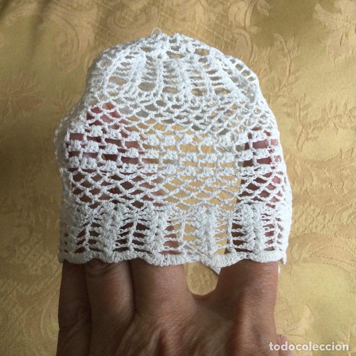 Vintage: ANTIGUO GORRO DE BEB&Eacute;, CAPOTA - Foto 2