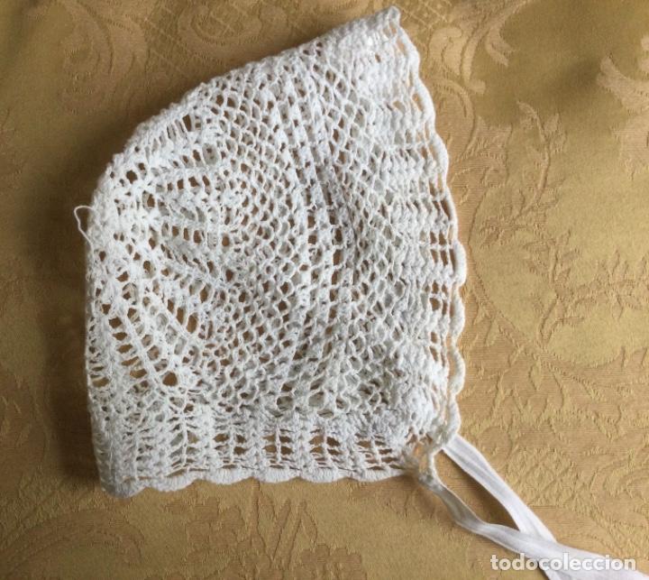 Vintage: ANTIGUO GORRO DE BEB&Eacute;, CAPOTA - Foto 1