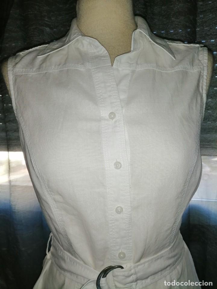 Vintage: Blusa blanca con cintur&oacute;n - Foto 5