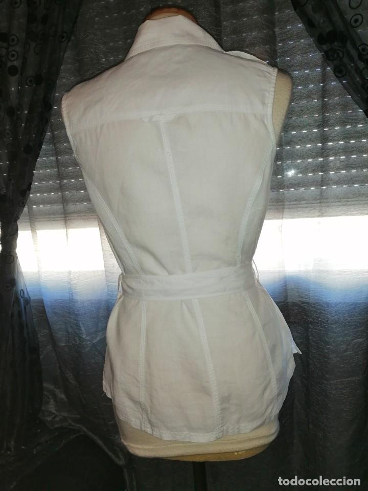 Vintage: Blusa blanca con cintur&oacute;n - Foto 11