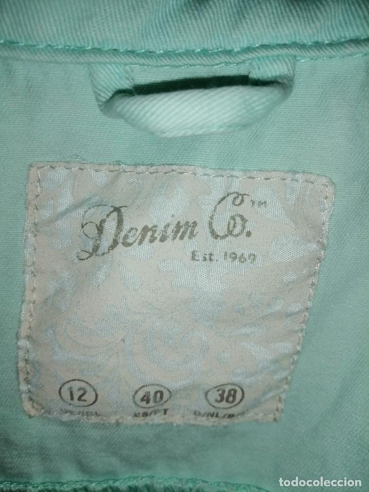 Vintage: Chaqueta vaquera turquesa - Foto 2