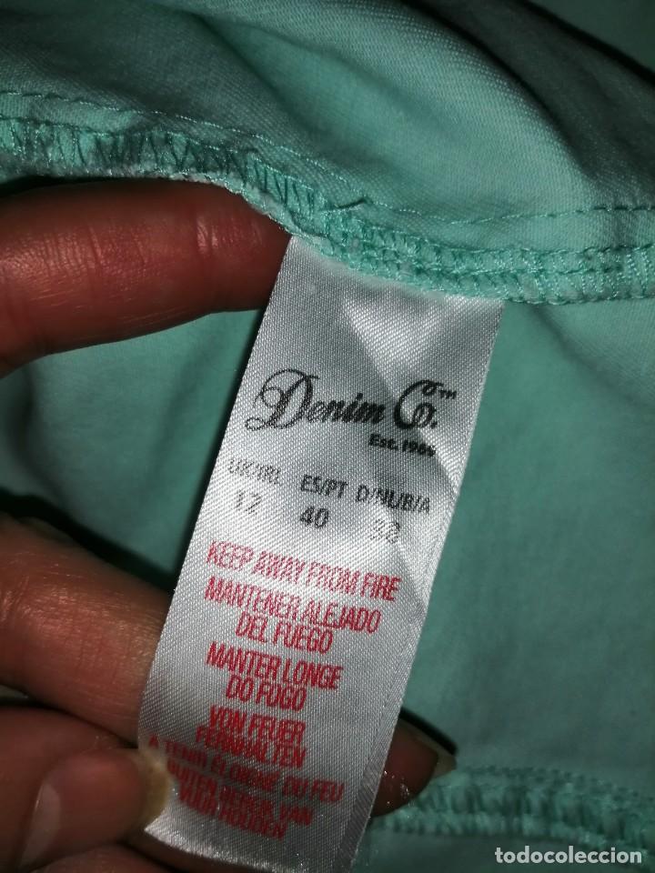 Vintage: Chaqueta vaquera turquesa - Foto 4