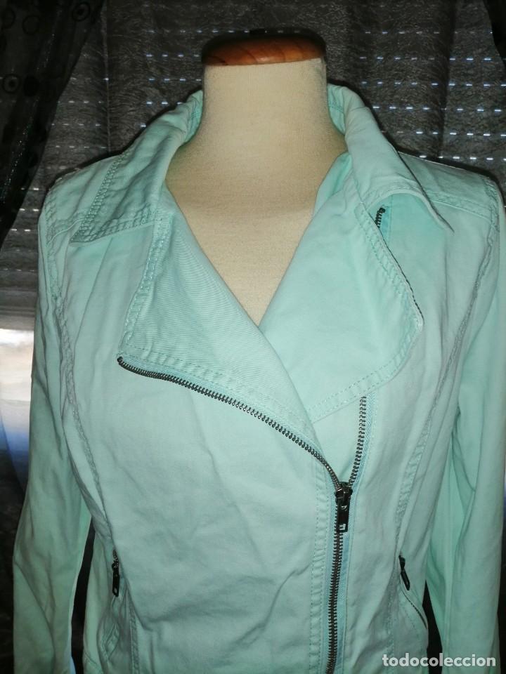 Vintage: Chaqueta vaquera turquesa - Foto 8