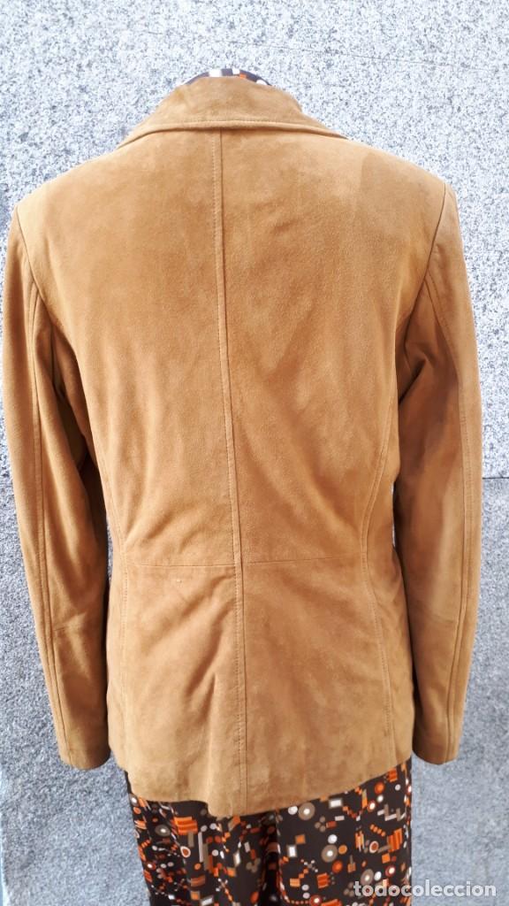 Vintage: CHAQUETA DE ANTE MARR&Oacute;N - Foto 2