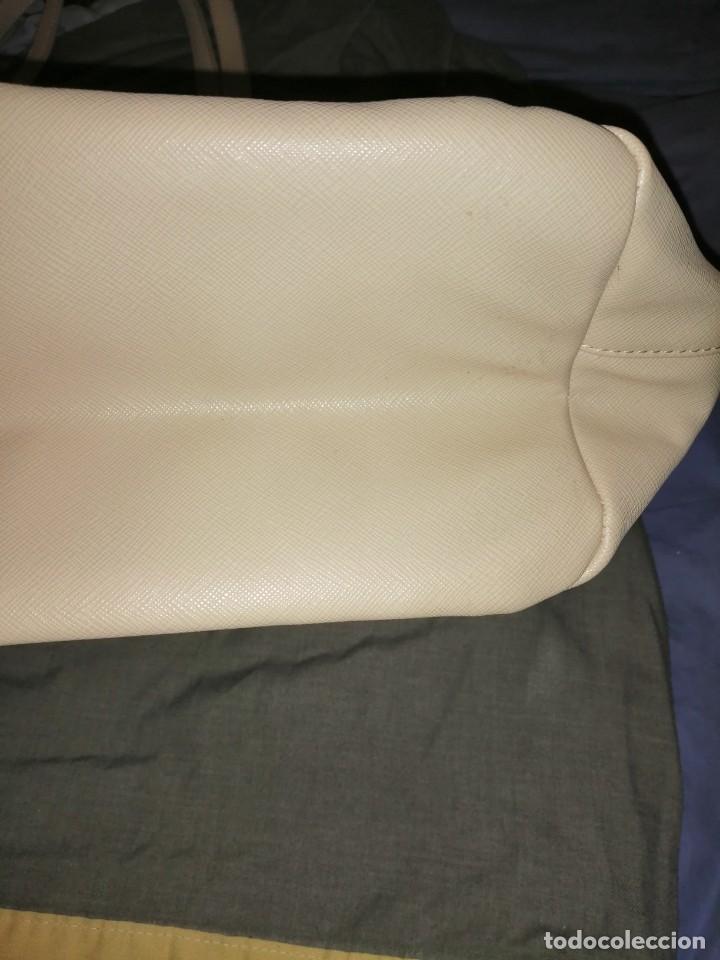 Vintage: Amplio bolso color crema - Foto 7