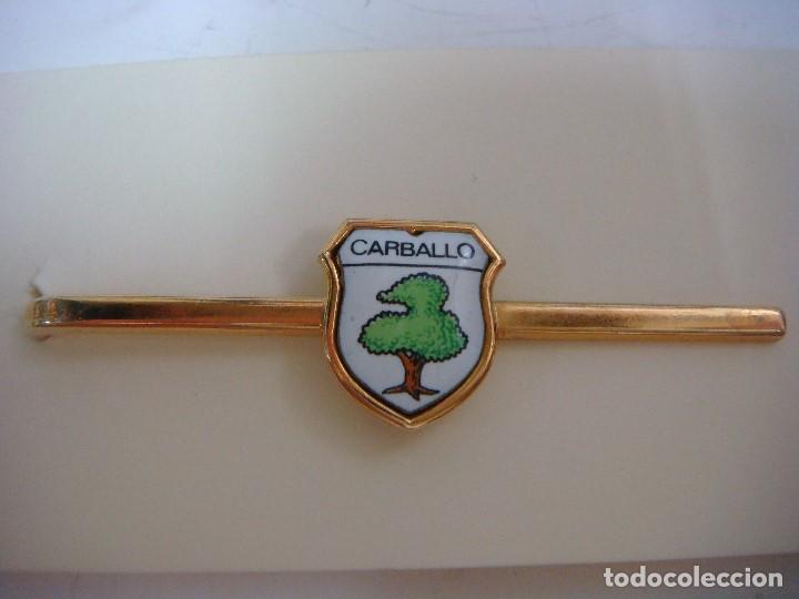 Vintage: ALFILER DE CORBATA ESCUDO DE CARBALLO - Foto 1