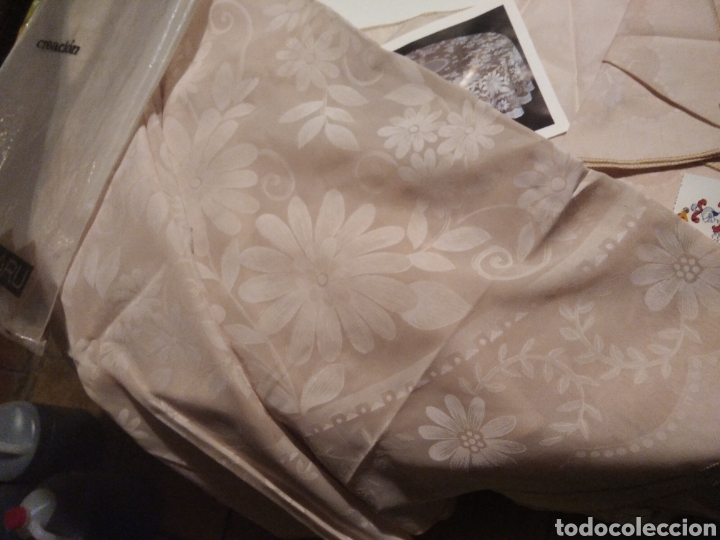 Vintage: Mantel con 6 servilletas CATAL&Aacute; - Foto 4