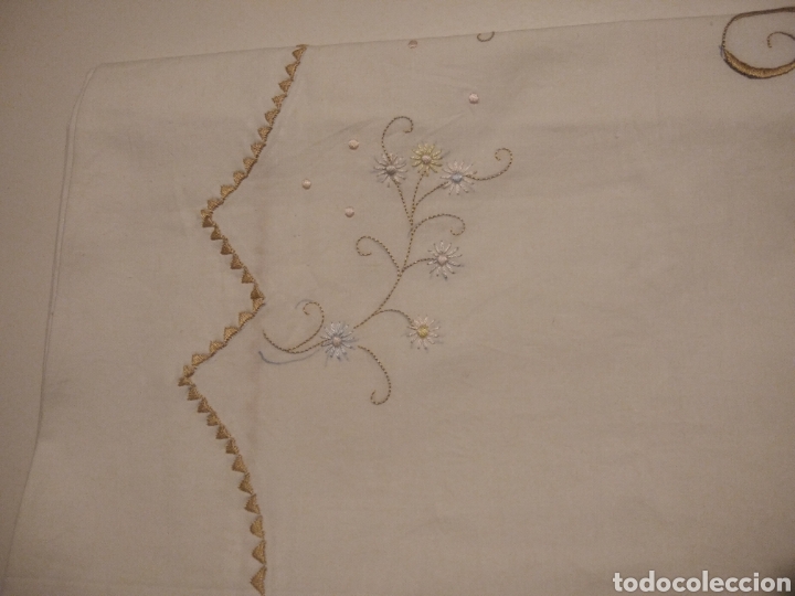 Vintage: Forro para almohada bordada - Foto 7