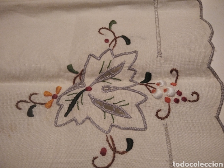 Vintage: Mantel bordado - Foto 2