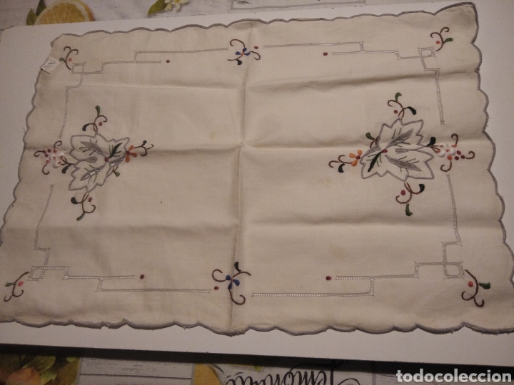Vintage: Mantel bordado - Foto 1