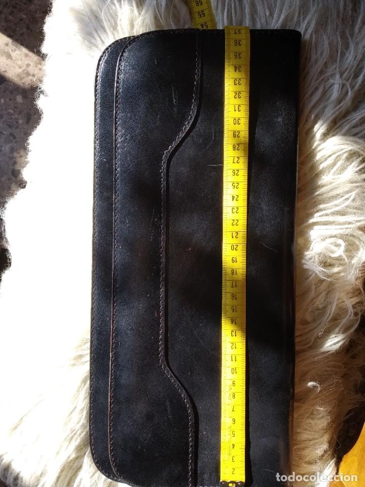 Vintage: Gran cartera de mano de CUERO. - Foto 2