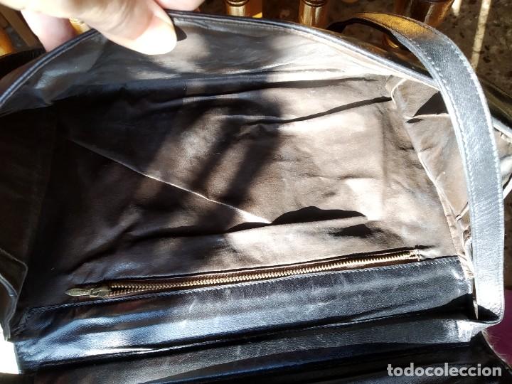 Vintage: Bolso de piel . - Foto 4