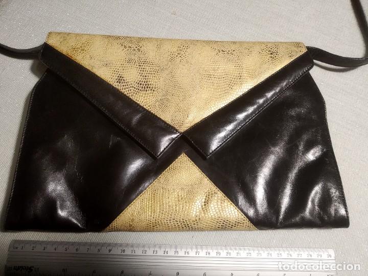 Vintage: Bolso de piel . - Foto 6