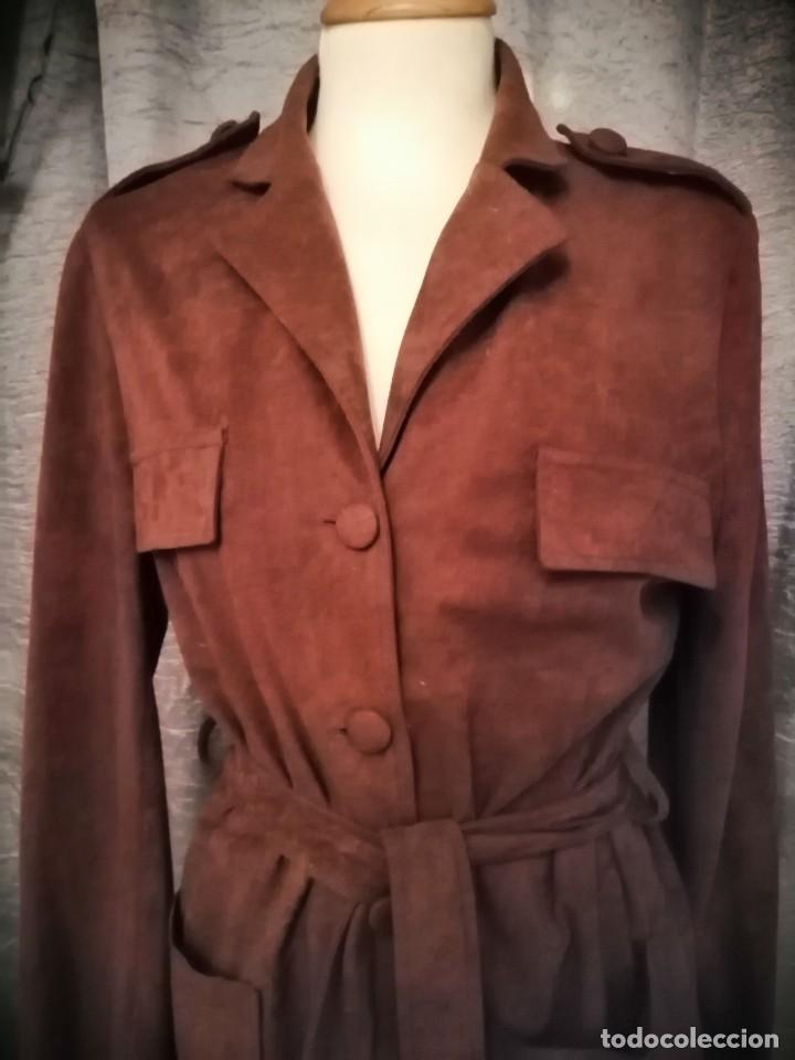 Vintage: Chaqueta de antelina - Foto 2
