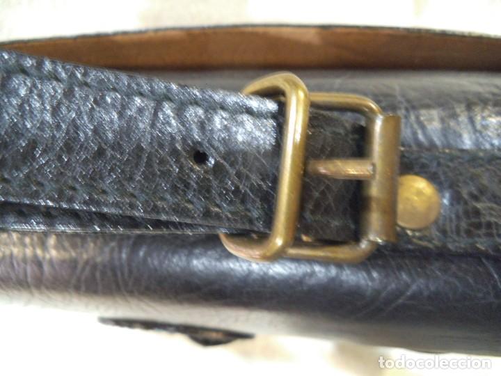 Vintage: MALET&Iacute;N ( NEGRO - B&Uacute;FALO ) PIEL - Foto 7