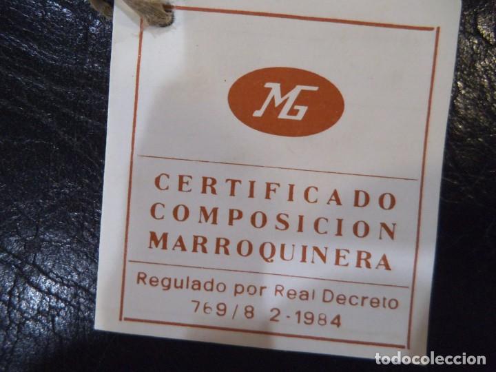 Vintage: MALET&Iacute;N ( NEGRO - B&Uacute;FALO ) PIEL - Foto 15