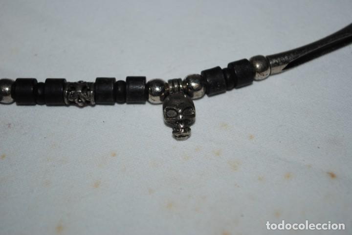 Vintage: GARGANTILLA DE ACERO CON CALAVERAS - Foto 2
