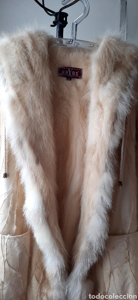 Vintage: Abrigo de piel natural - Foto 5
