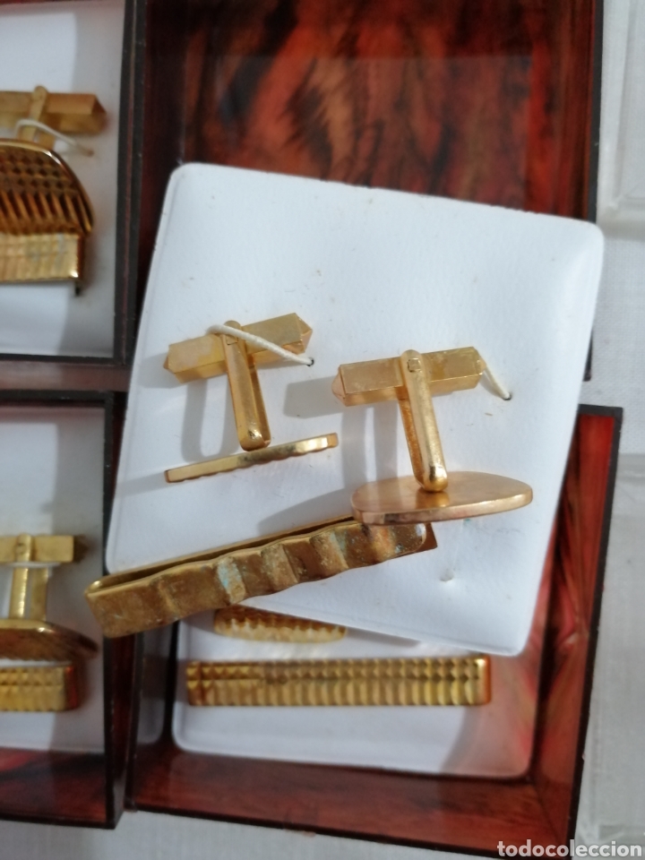Vintage: GEMELOS Y PASADOR DE CORBATA - Foto 4