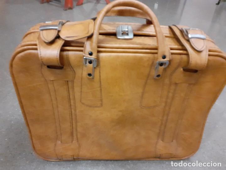 Vintage: Maleta vintage skay marron MalQuer - Foto 1