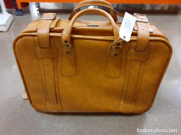 Vintage: Maleta vintage skay marron MalQuer - Foto 2