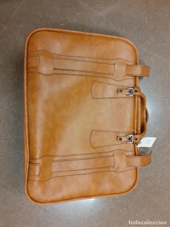 Vintage: Maleta vintage skay marron MalQuer - Foto 5