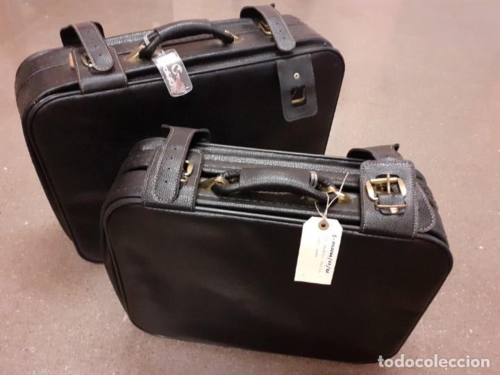 juego maletas valisa cuero a estrena - Compra venta todocoleccion