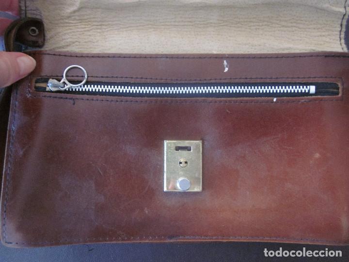 Vintage: CARTERA DE PIEL A&Ntilde;OS 70 - Foto 5