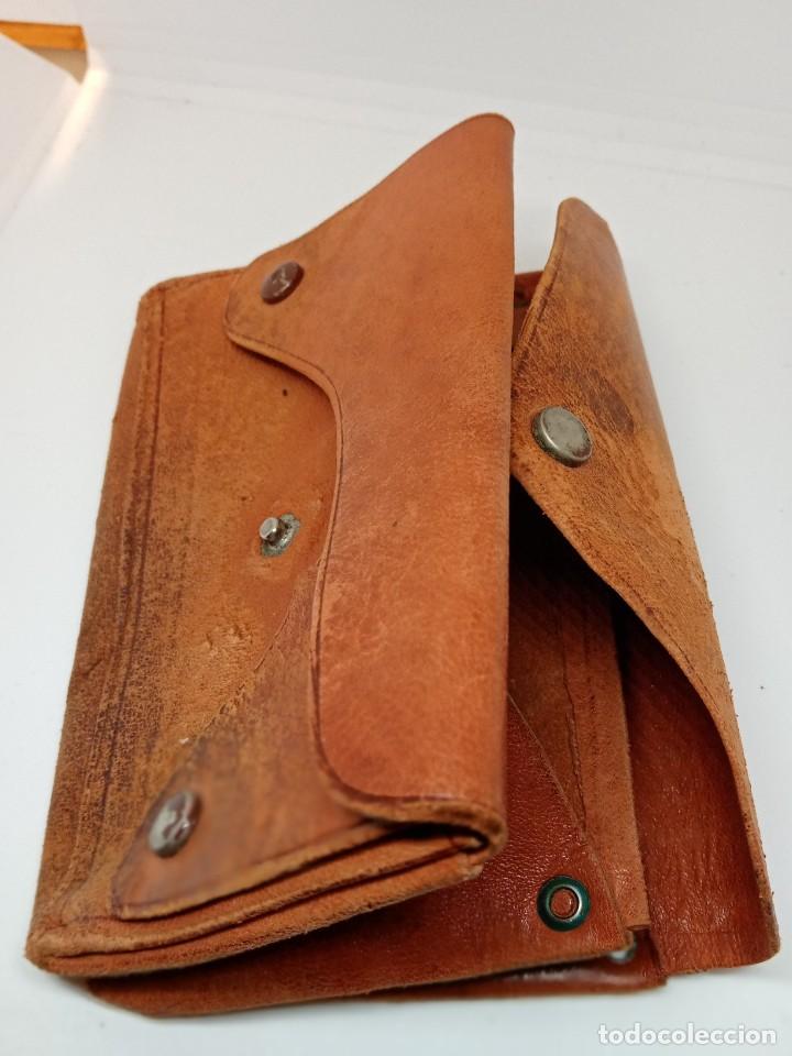 Vintage: MONEDERO GRANDE PIEL - Foto 3